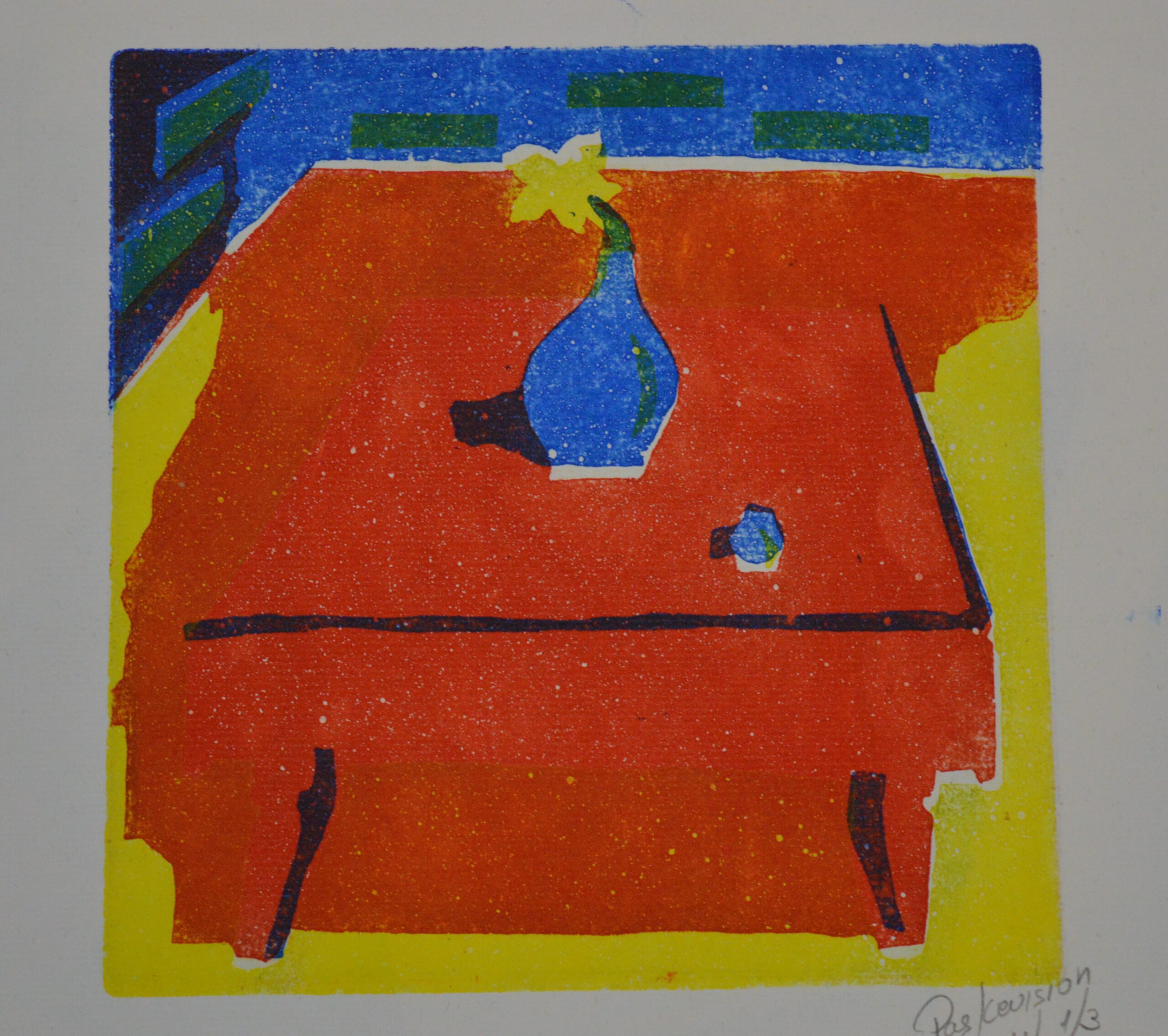 Small Table with Vase