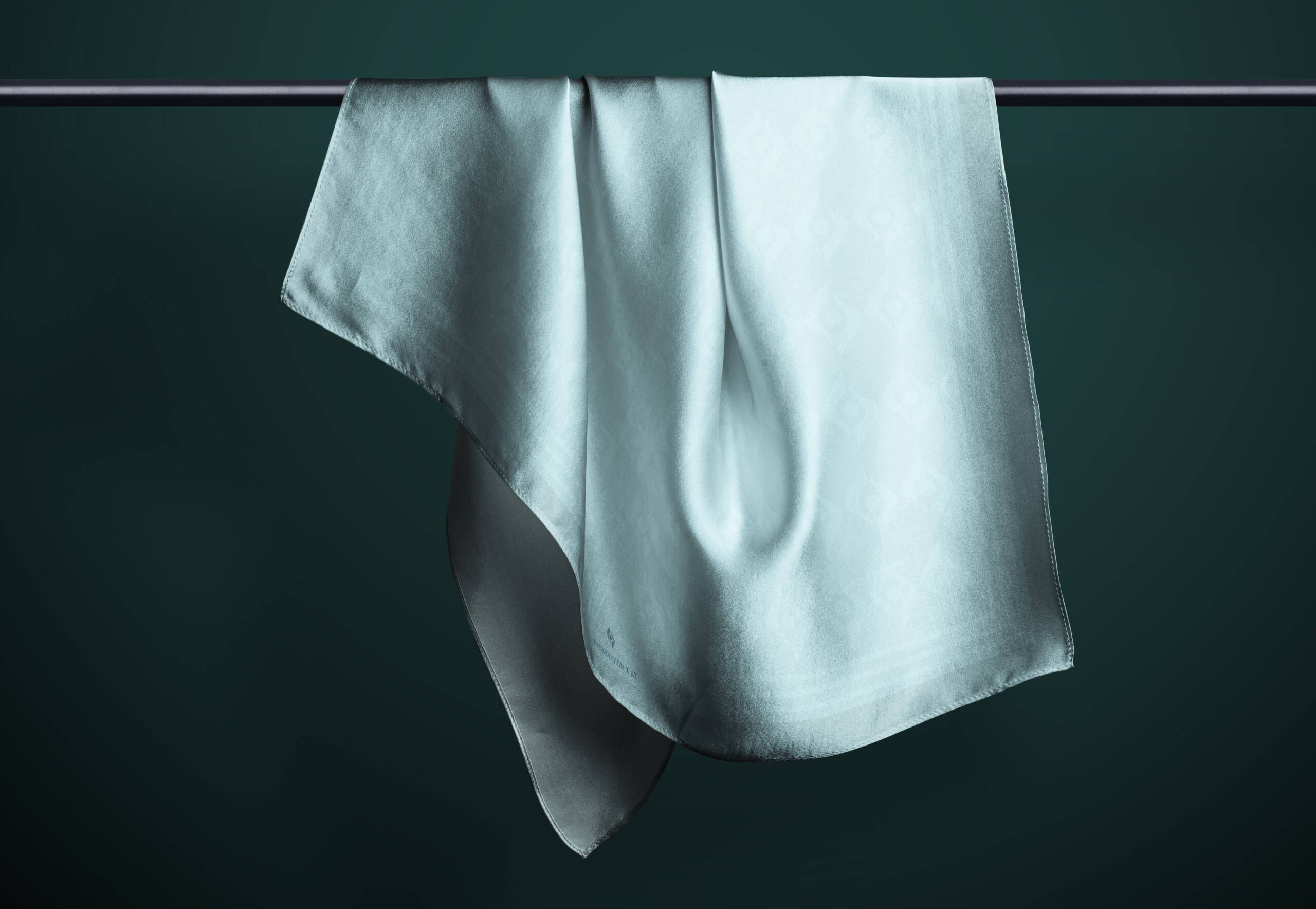 GENESIS OF INSPIRATION – 2 - AZZURRO Silk Scarf 65x65cm - Image 2