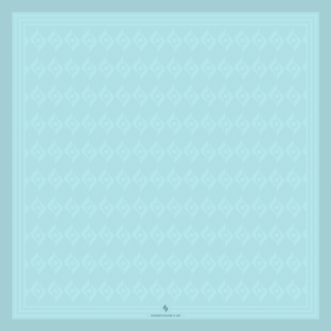 GENESIS OF INSPIRATION – 2 - AZZURRO Silk Scarf 65x65cm